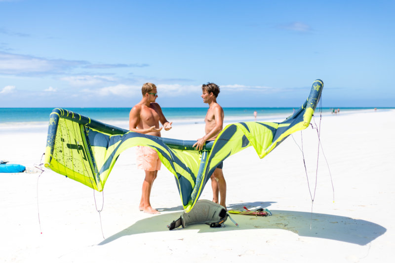 Wide, sandy beach, stable and constant wind, warm waters of Indian Ocean are going to make your stay incredible kitesurfing holidays.
