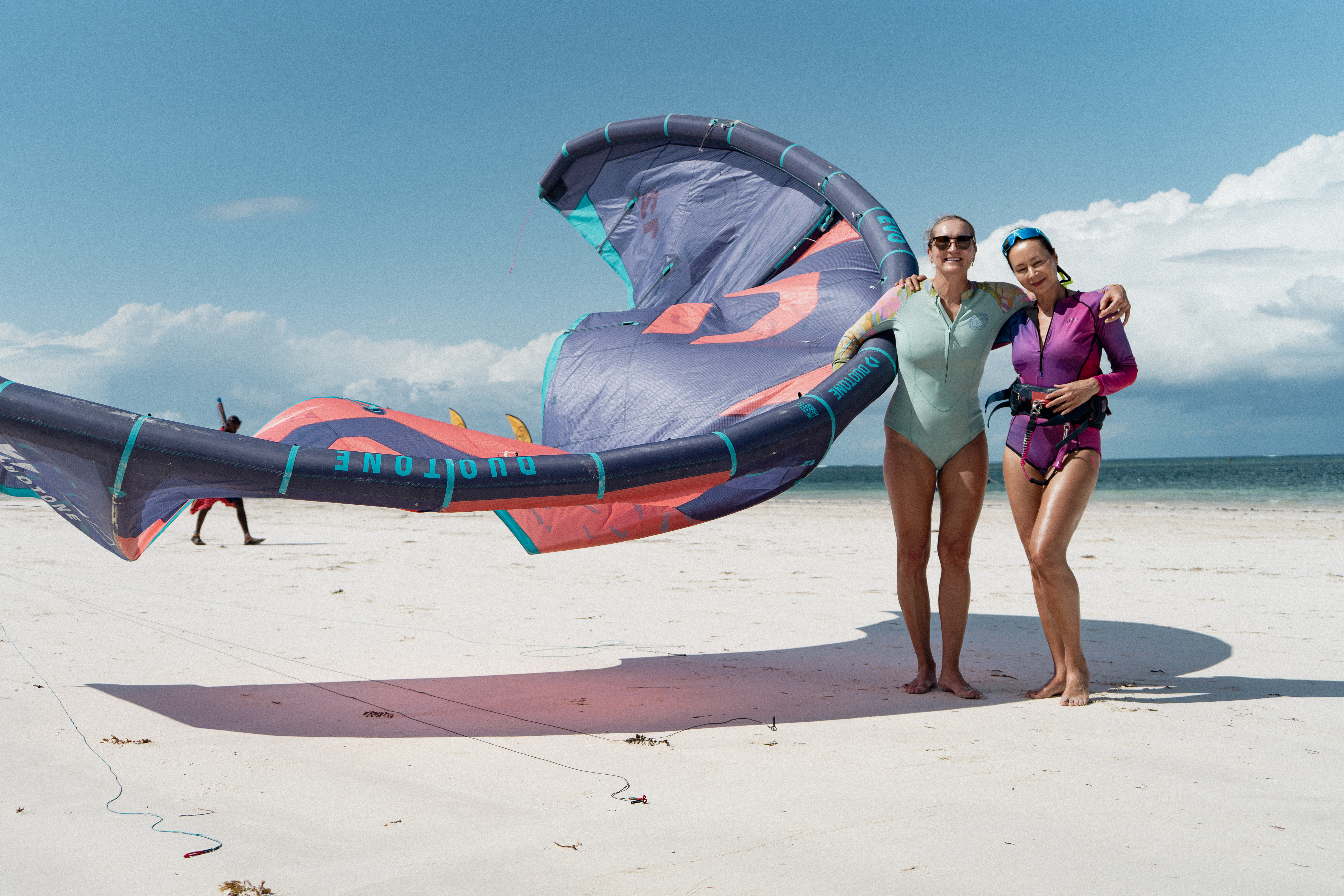 kitesurfing in Diani Beach Kenya 